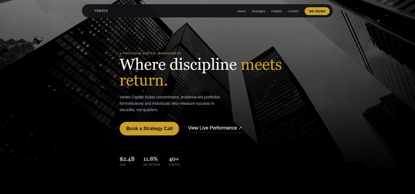 Vertex Capital — zarządzanie majątkiem